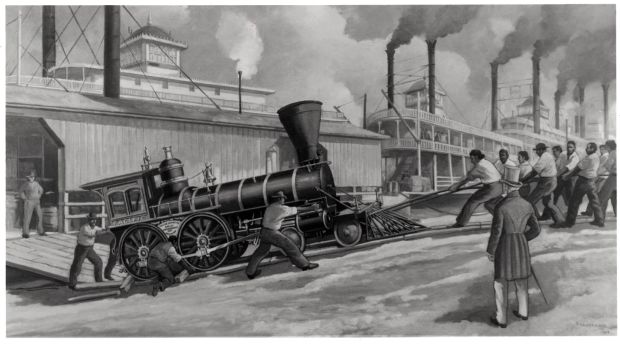 Pacific Railroad, 1852